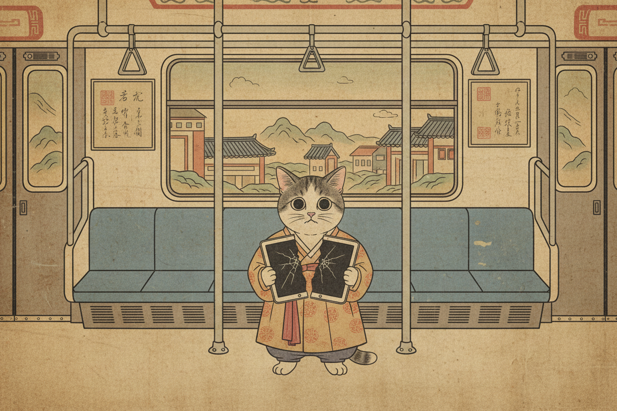 아이패드는 망가졌습니다